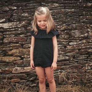 NWT Black Romper SZ 4T